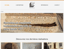 Tablet Screenshot of entreprise-simonato.fr